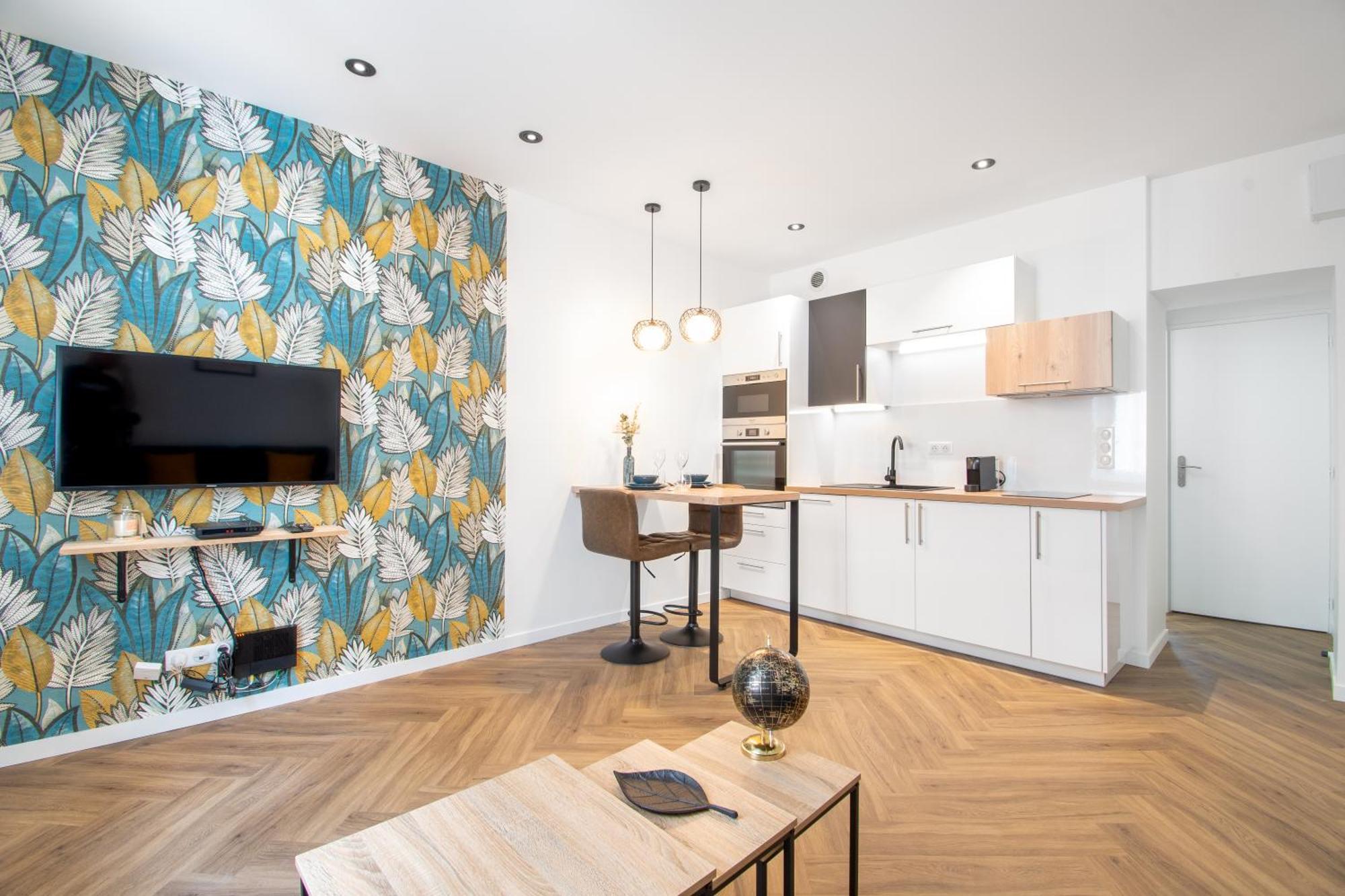 L'Appartement Des Ducs Avec Baignoire Double Nantes Bagian luar foto